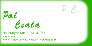 pal csala business card